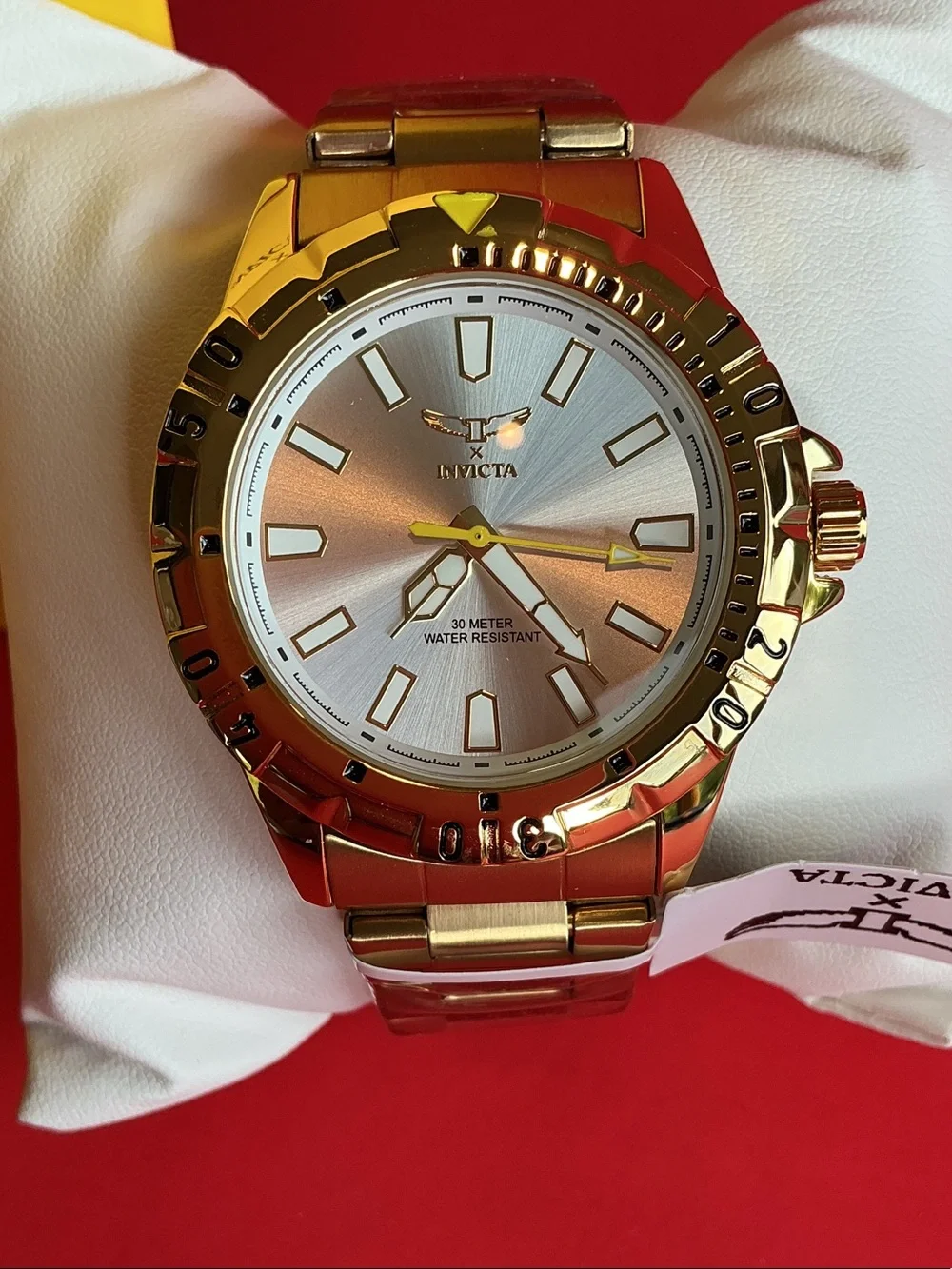 Invicta Men's Gold and Silver Two-Tone Bracelet Watch